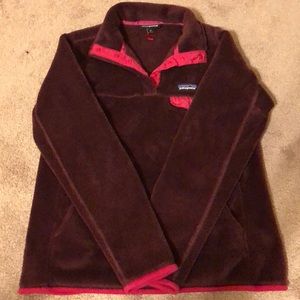 Women’s Patagonia fleece t-shap pullover
